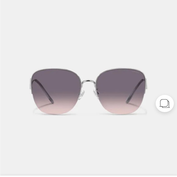 New COACH Metal Rounded Sunglasses - Picture 2 of 5